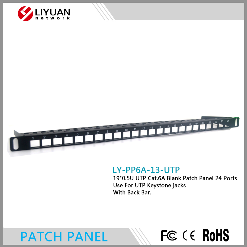 Utpcat5ely-pp6a-13-utp0.5ucat624ポートバックバー付きパッチパネル-その他配線器具問屋・仕入れ・卸・卸売り