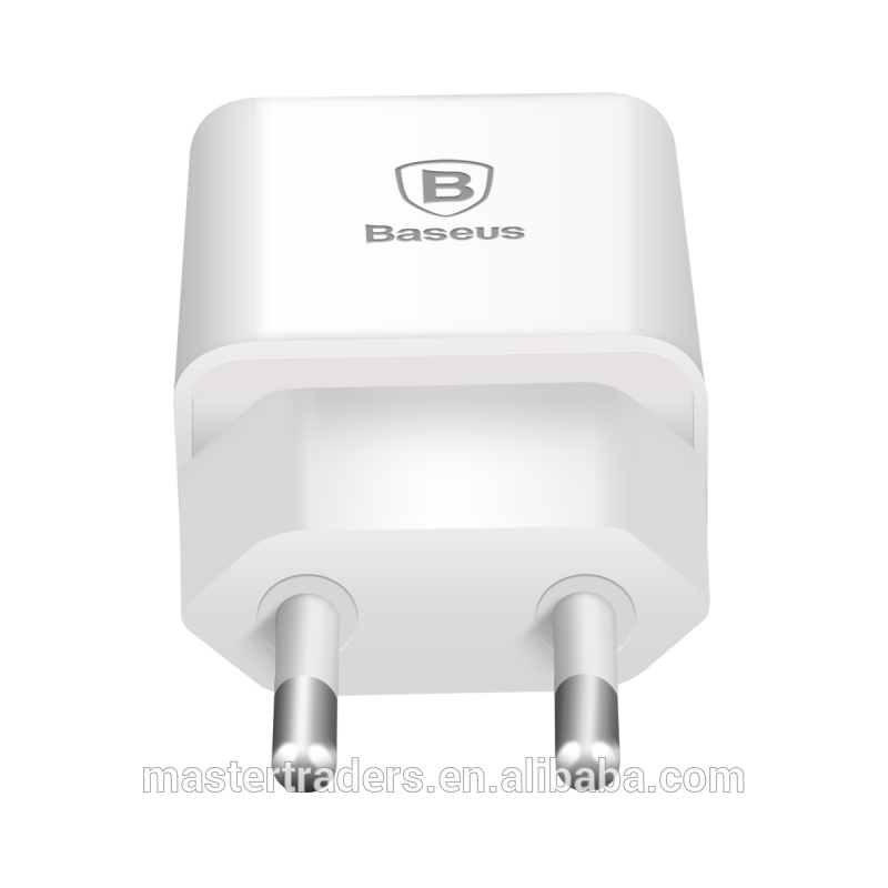 Baseus 2.1a高速充電シングルusbトラベルチャージャーアダプターiphone se/6/6 s旅行充電アダプタeuプラグ用SamsungTB-0222-プラグ、ソケット問屋・仕入れ・卸・卸売り