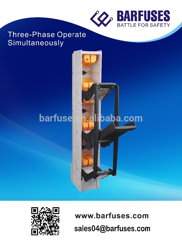 Barfuse BTR4ヒューズ断路器ストリップヒューズベース低電圧3 pヒューズレール-ヒューズの部品問屋・仕入れ・卸・卸売り