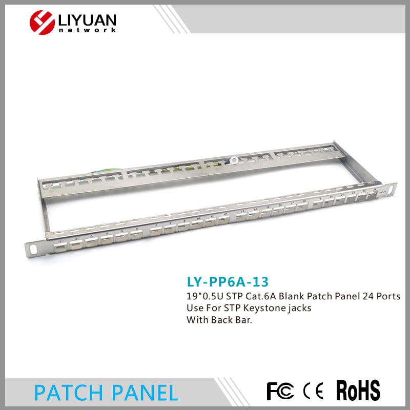 Ly-pp6a-13猫。 6a24ポートftpはシールドブランクパッチパネル-その他配線器具問屋・仕入れ・卸・卸売り