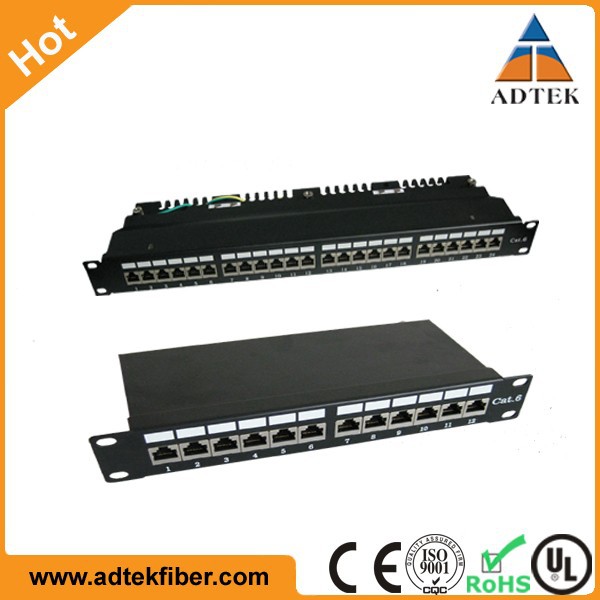 ホット!! 110idc24ポート19" cat6パッチパネル-その他配線器具問屋・仕入れ・卸・卸売り