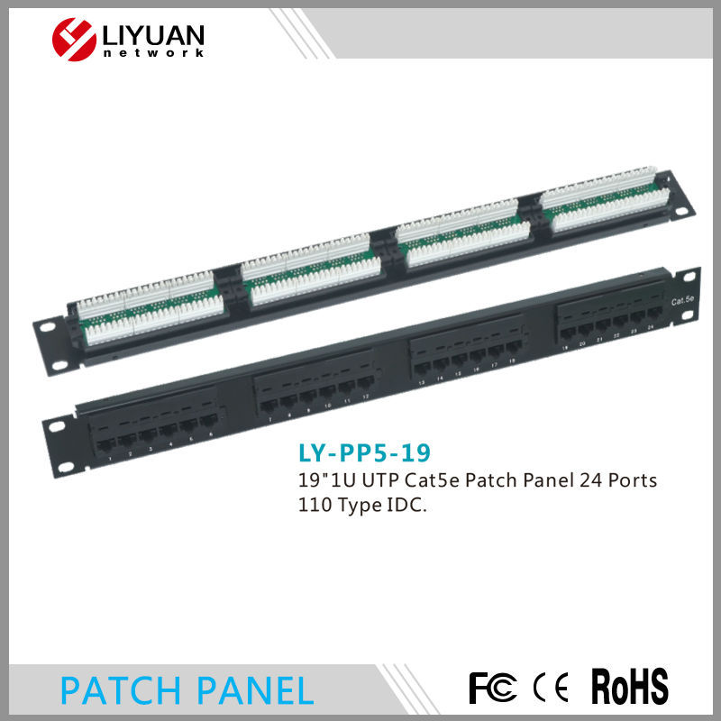 プロの6ly-pp5-19cat5eutpポートパッチパネル-その他配線器具問屋・仕入れ・卸・卸売り