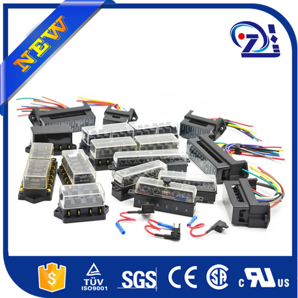 10ウェイブレードヒューズ回路ボックスdc12v24v32v回路カートレーラーオートヒューズボックスブロックホルダーatcato2- 入力10- ouputワイヤー-ヒューズの部品問屋・仕入れ・卸・卸売り