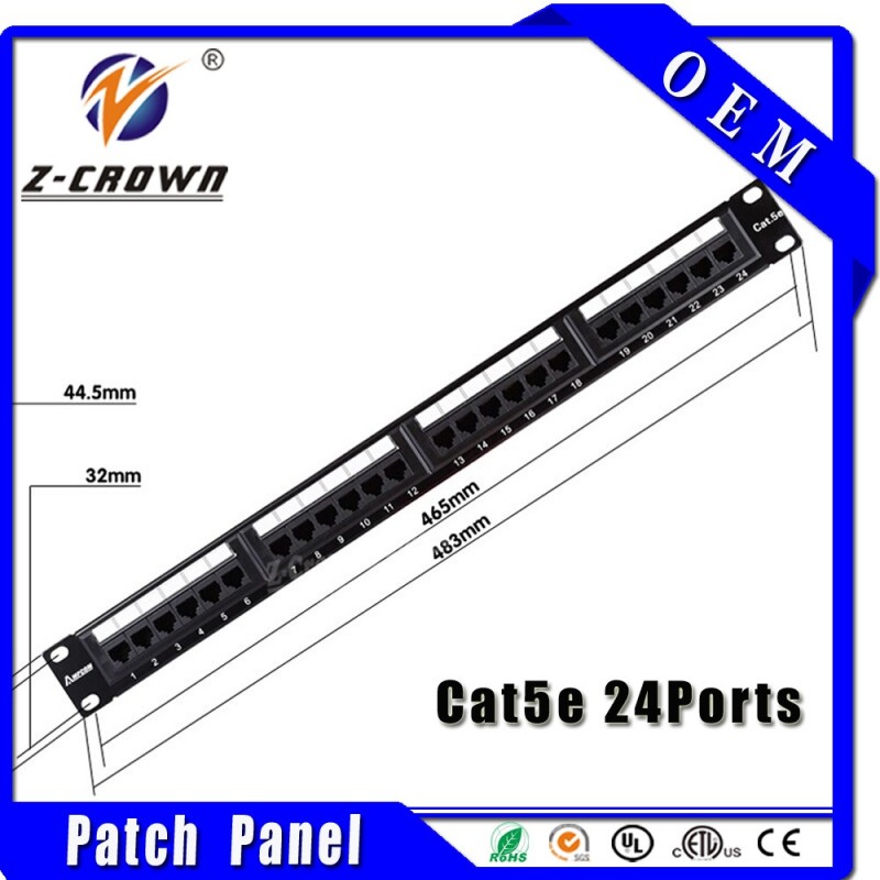 Cat5e24- ポートrj45パッチパネル付utpキーストンジャック-その他配線器具問屋・仕入れ・卸・卸売り