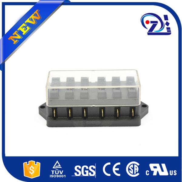 ヒューズブロック8ウェイ回路カートレーラーオートブレードヒューズボックスdc12v24v32vブロックホルダーatcato2- 入力8- ouputワイヤー端子箱-ヒューズの部品問屋・仕入れ・卸・卸売り