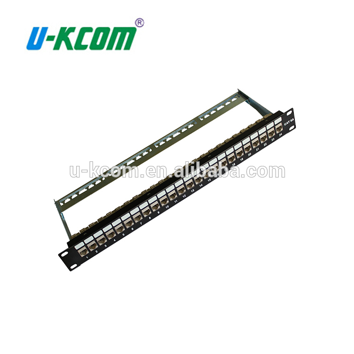 2016熱い販売標準最高価格24ポート1uラックマウントcat6a rj45 ftpパッチパネル-その他配線器具問屋・仕入れ・卸・卸売り
