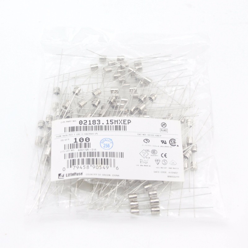 リテル02183.15mxep3.15aのガラス管ヒューズ250v5x20mmのアキシャルリード・カートリッジヒューズ時間- ラグ( スローブロー) ヒューズ-ヒューズ問屋・仕入れ・卸・卸売り