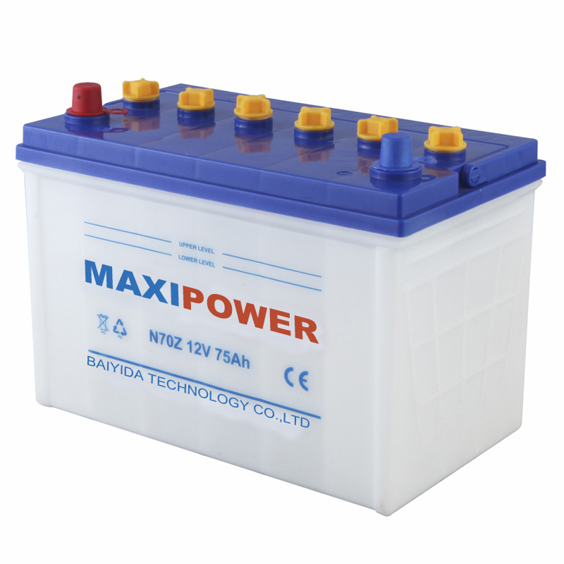 12v75ah乾燥充電車のバッテリー-自動車バッテリー問屋・仕入れ・卸・卸売り