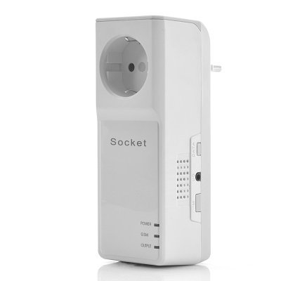 gsmホームオートメーションリモートコントロールスイッチ付き電源ソケットeu電源を供給する、 クワッドバンド、 5ユーザーまで-プラグ、ソケット問屋・仕入れ・卸・卸売り