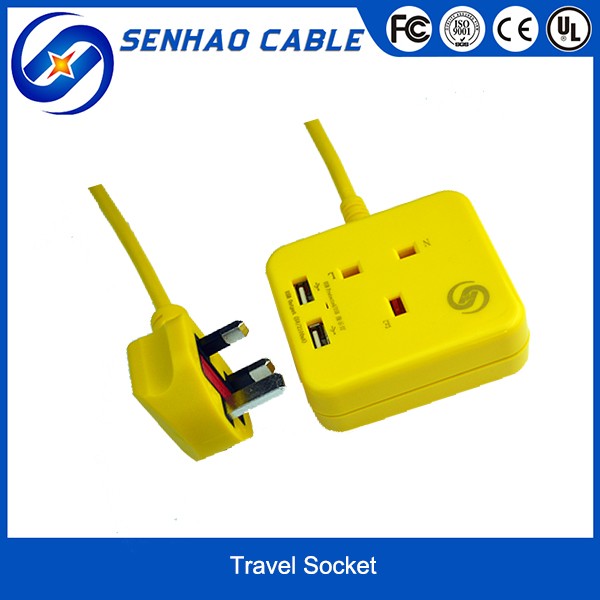 特別デザイン英国ユニバーサル世界旅行ソケット付きusb-プラグ、ソケット問屋・仕入れ・卸・卸売り