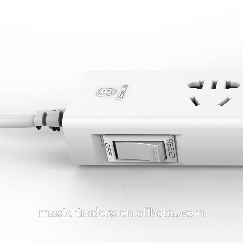 Baseus 2.1aパワーストリップ3ユニバーサルコンセントにスマートチップホーム電子2usb充電ポート用携帯電話TB-0211-プラグ、ソケット問屋・仕入れ・卸・卸売り