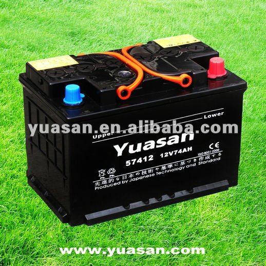 din規格12v74ah始動57412乾燥充電車のバッテリー自動車用バッテリー-自動車バッテリー問屋・仕入れ・卸・卸売り
