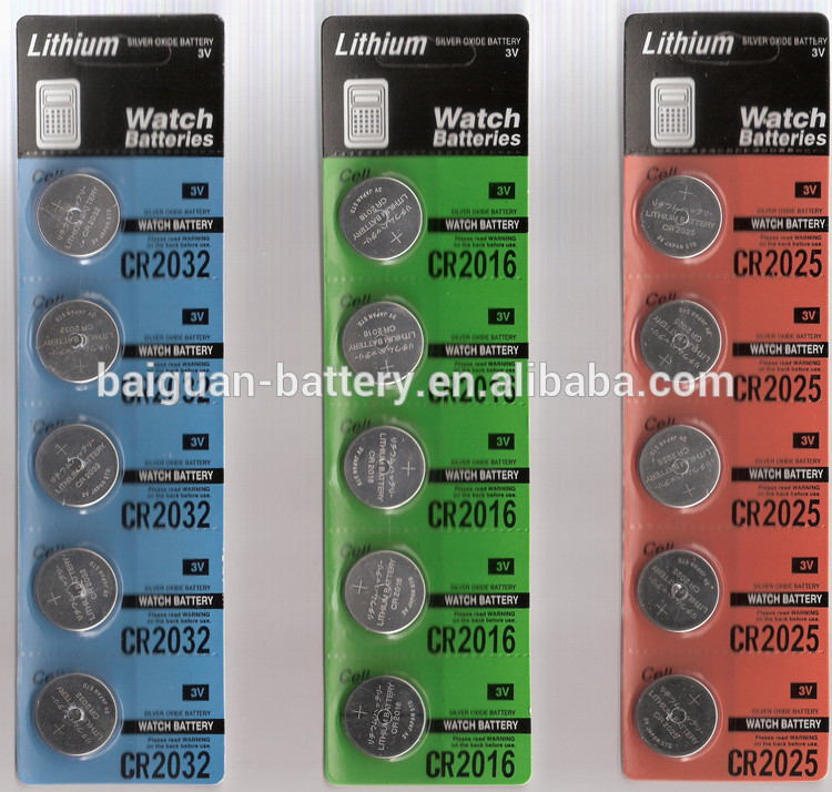 3ボルトリチウムコイン電池cr2032用腕時計-ボタンセル電池問屋・仕入れ・卸・卸売り