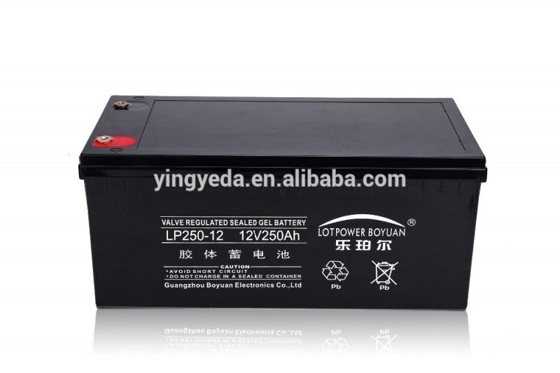 Yingyeda/lotpowerゲルバッテリー電池12ボルト250ah agm vrlaバッテリー用ups &ソーラーシステム-蓄電池問屋・仕入れ・卸・卸売り