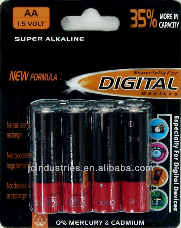 デジタルデバイススーパーアルカリaa1.5vバッテリー-一次電池、乾電池問屋・仕入れ・卸・卸売り