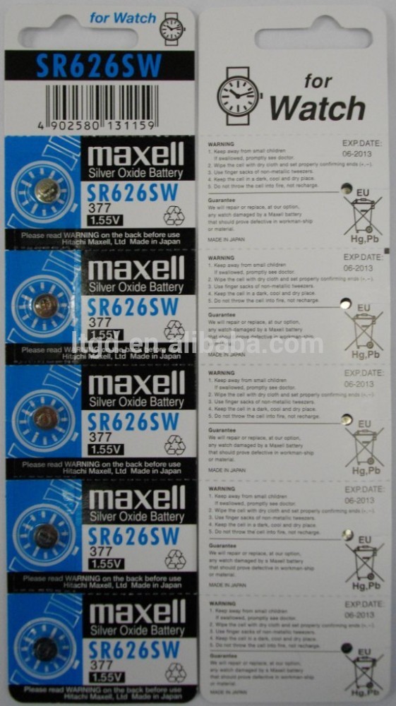 マクセルsr626sw377腕時計電池-ボタンセル電池問屋・仕入れ・卸・卸売り