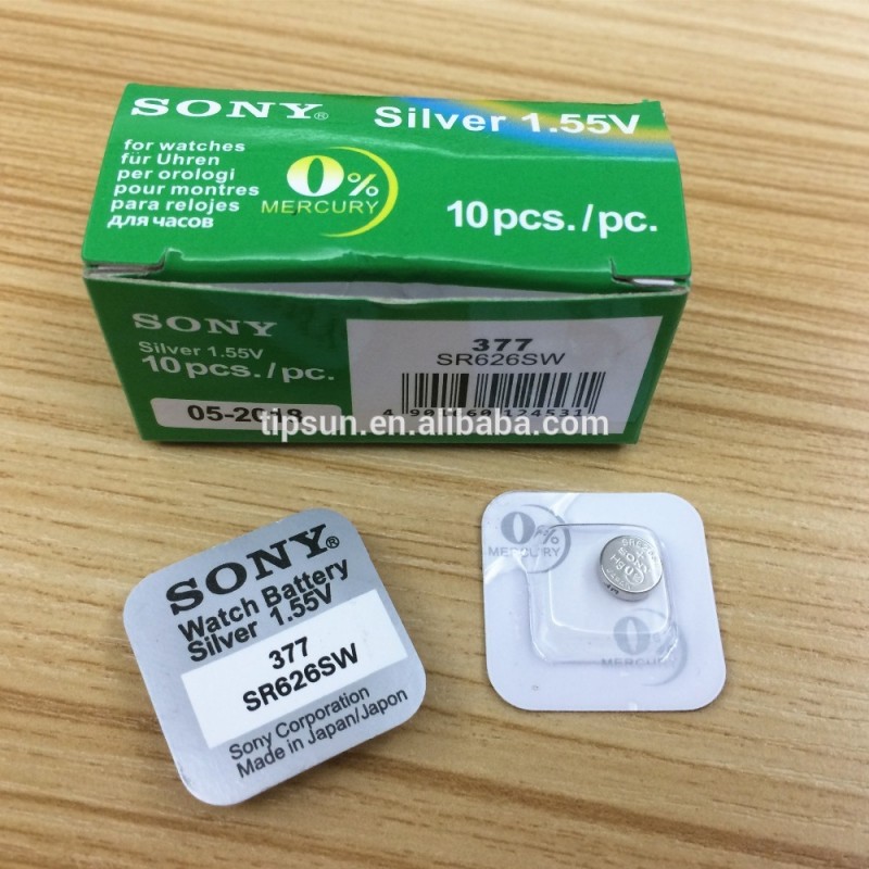 1ピースブリスターカードパックsr626sw 377酸化銀電池監視-ボタンセル電池問屋・仕入れ・卸・卸売り