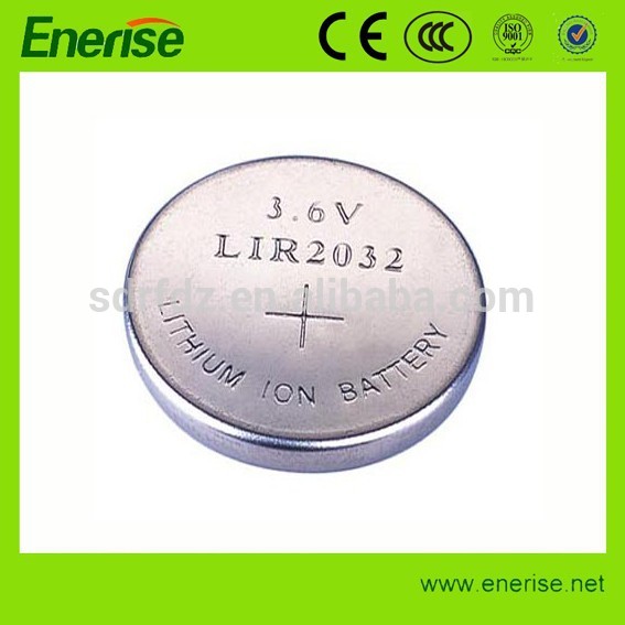 再充電可能なリチウムボタン電池3.6vlir2032ボタン電池ウォッチ-ボタンセル電池問屋・仕入れ・卸・卸売り