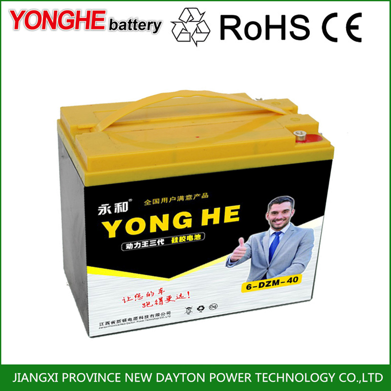 12v40ah自動人力車vrlaメンテナンスフリー鉛蓄電池用eスクーター-蓄電池問屋・仕入れ・卸・卸売り