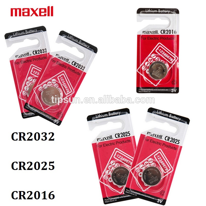 ブリスターカードマクセルcr2032/cr2025/cr2016 3ボルトリチウムボタン電池-ボタンセル電池問屋・仕入れ・卸・卸売り
