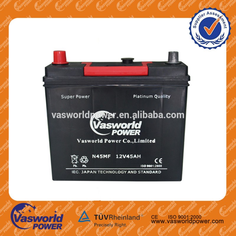 ホット販売自動車battery12v 45ah mf車batteryhigh品質トラック バッテリー で カラフル な ボックス は 、中国で作る-問屋・仕入れ・卸・卸売り