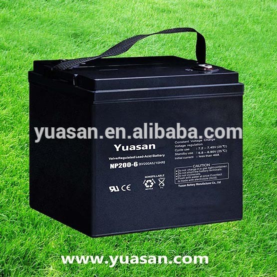 最高の品質yuasan6vagmvrla密封された鉛酸バッテリー-- np200- 6( 6v200ah)-蓄電池問屋・仕入れ・卸・卸売り