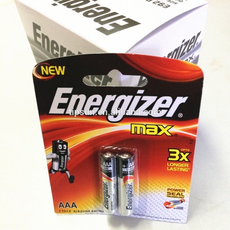 1.5ボルトブリスターカードパッケージエナジャイザーlr03 aaaアルカリ電池-一次電池、乾電池問屋・仕入れ・卸・卸売り