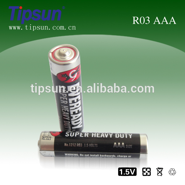 Eveready r03 aaa水銀送料スーパー ヘビーデューティバッテリー-一次電池、乾電池問屋・仕入れ・卸・卸売り