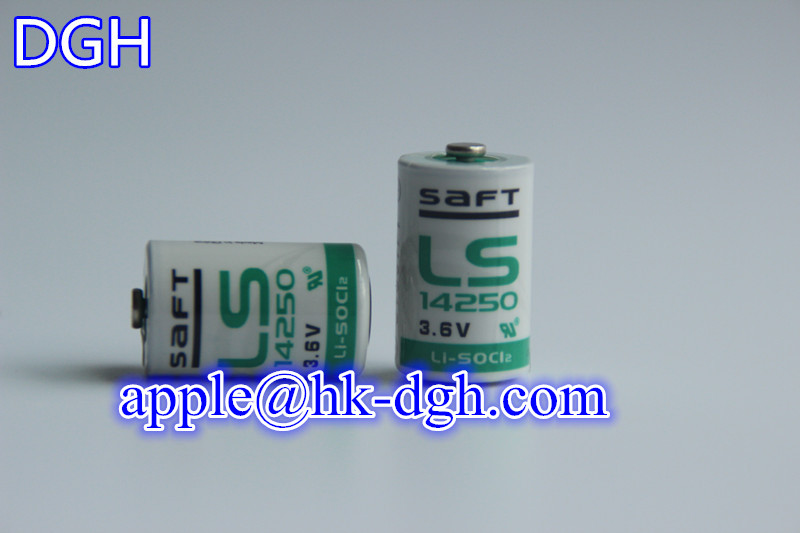 高容量plcリチウムバッテリーsaft ls14250 3.6ボルトリチウムイオン電池-一次電池、乾電池問屋・仕入れ・卸・卸売り