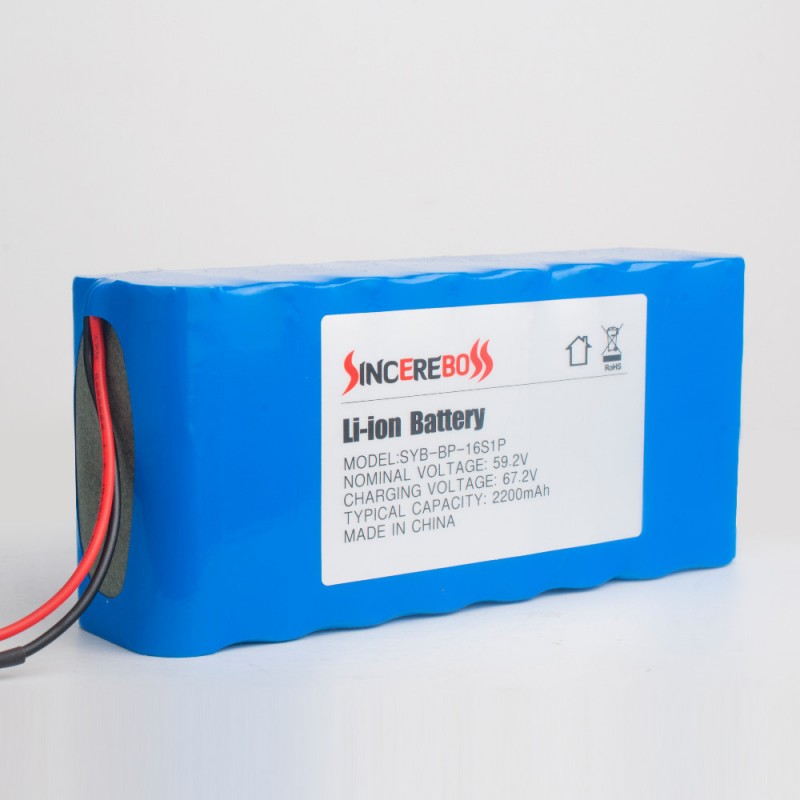 リチウムイオンバッテリーパック1865060v2200mahリチウムイオン電池bmsで保護された-バッテリーパック問屋・仕入れ・卸・卸売り