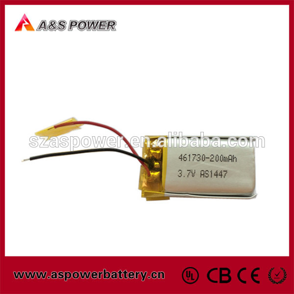 Ul/iec62133/461730ceモデル再充電可能な3.7v200用リチウムポリマーバッテリーmahのbluetoothヘッドセット-二次電池問屋・仕入れ・卸・卸売り