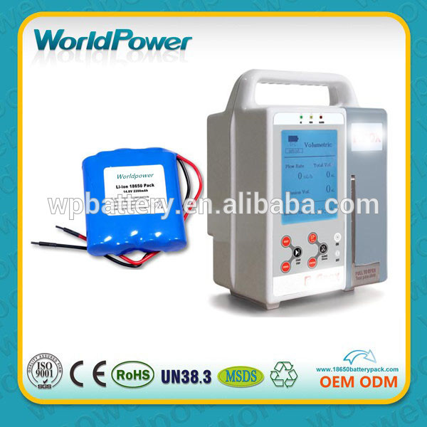 Worldpower 14.8ボルト2200 mah医療機器輸液ポンプリチウムイオン電池-バッテリーパック問屋・仕入れ・卸・卸売り