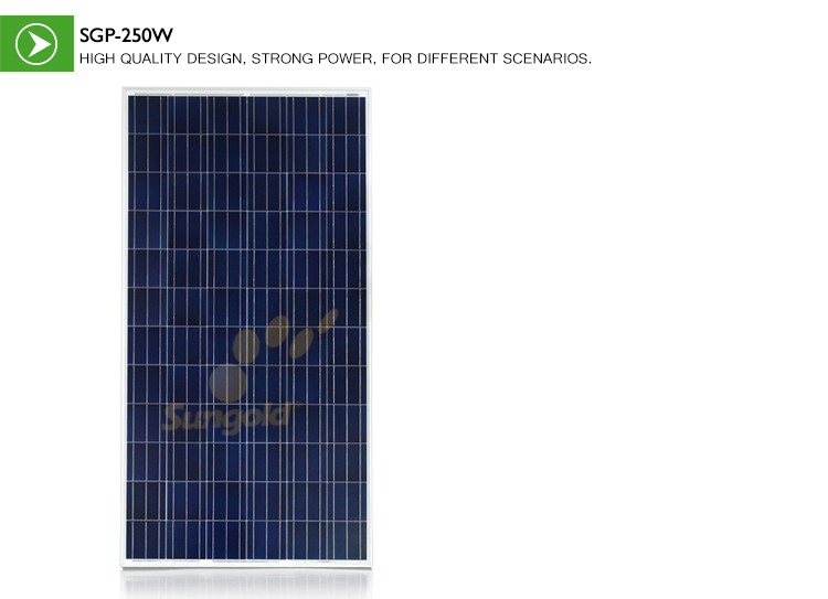 高品質カスタマイズされた設計された250ワットポリ太陽電池パネル-太陽電池、ソーラー・パネル問屋・仕入れ・卸・卸売り