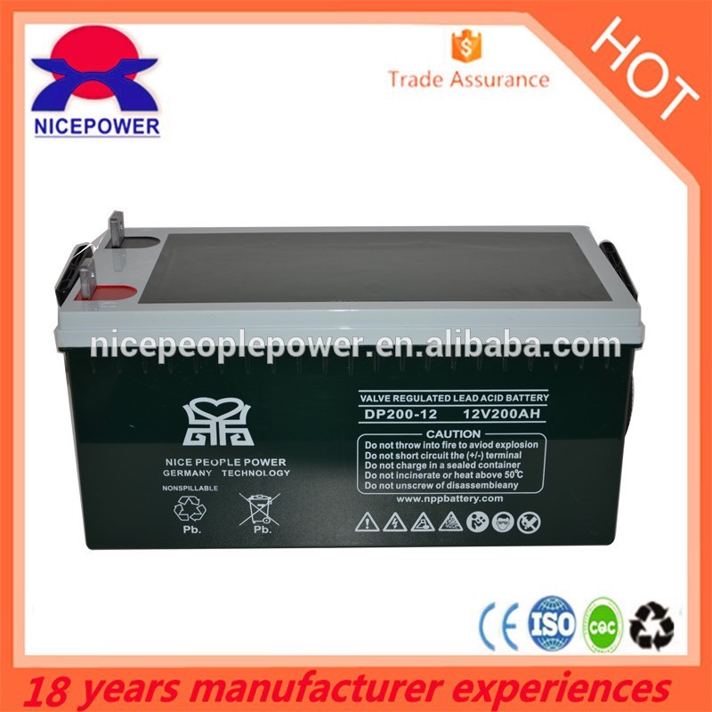 鉛蓄電池メーカー12ボルト電池12v200ah密閉型鉛酸batterys-蓄電池問屋・仕入れ・卸・卸売り