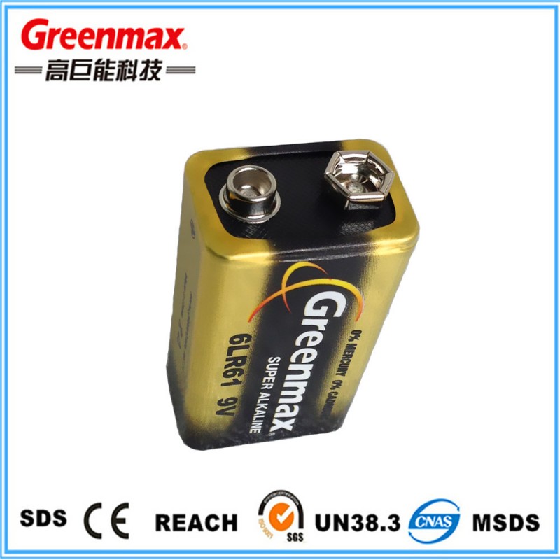 ベストセラーアルミ箔余分なヘビーデューティ9ボルト電池6lr61-一次電池、乾電池問屋・仕入れ・卸・卸売り