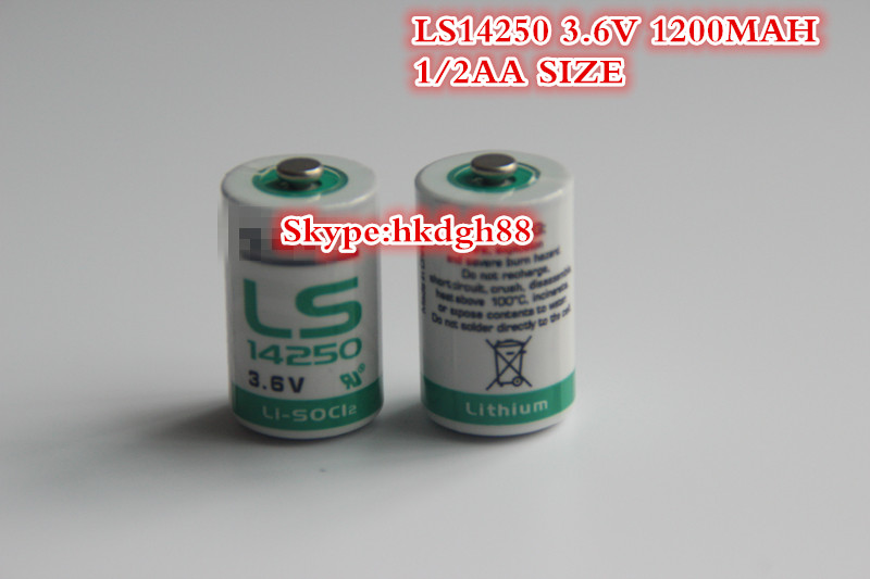 1/2 aaサイズ3.6ボルト1200 mah ls14250 ls14500 LS17500 LS26500 LS33600 LSH14 LSH20-一次電池、乾電池問屋・仕入れ・卸・卸売り