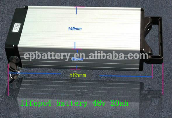を持つ平lifepo4のバッテリー48v20ah銀アルミケース、 充電器-二次電池問屋・仕入れ・卸・卸売り