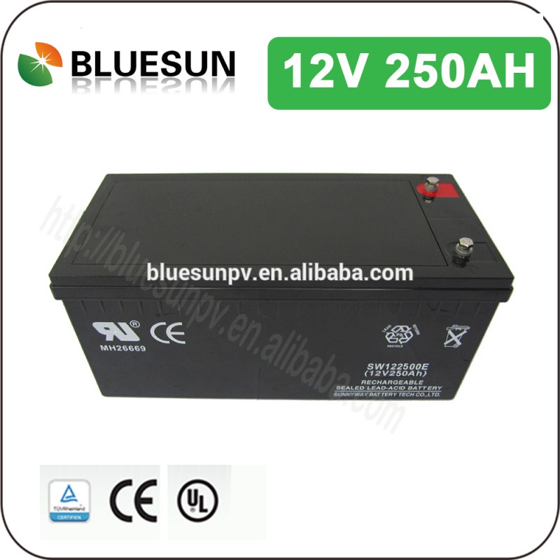 Oemサービスによるbluesun製nl agm/ゲル12ボルト250ahソーラー電池-蓄電池問屋・仕入れ・卸・卸売り