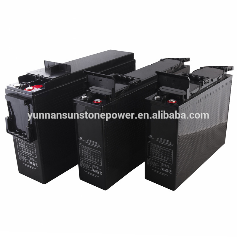 サンストーンオリジナル製造メンテナンスフリー12v150ahエネルギー収納フロントアクセスバッテリー/ディープサイクルバッテリーソーラーゲルバッテリー-蓄電池問屋・仕入れ・卸・卸売り