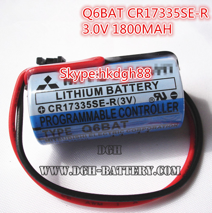 3.0ボルト1800 mah q6bat cr17335se-rで10年ライフplcバッテリー-一次電池、乾電池問屋・仕入れ・卸・卸売り
