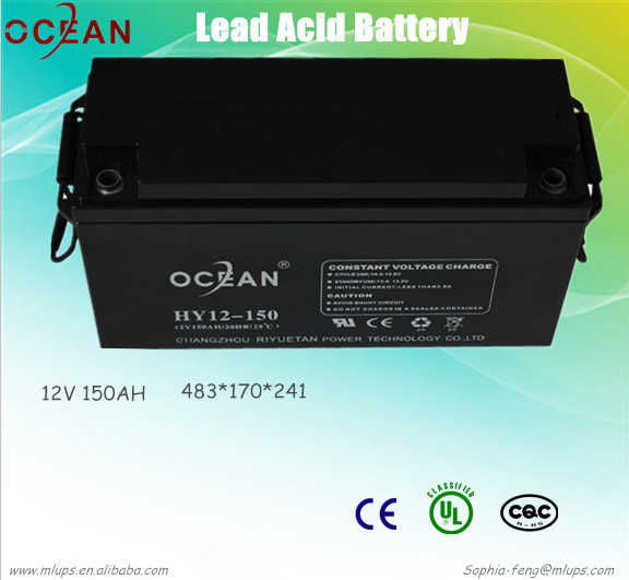広州メーカー2014年太陽ゲルバッテリー12v150ah太陽光発電システム用/照明/ups/バックアップ電源-蓄電池問屋・仕入れ・卸・卸売り