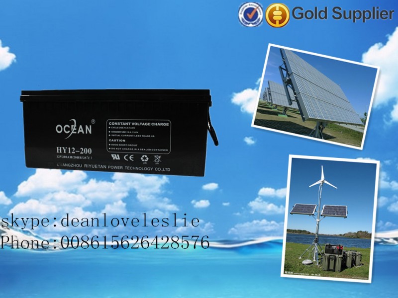 中国の製造元2014年12v200ahディープサイクル太陽電池ups用/太陽電池/light/アラームce、i sofccul-蓄電池問屋・仕入れ・卸・卸売り