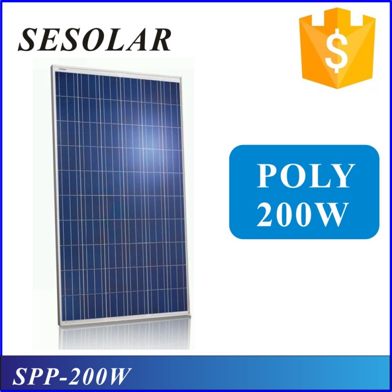 Ceが承認200ワットポリソーラーパネルで生産ライン太陽電池-太陽電池、ソーラー・パネル問屋・仕入れ・卸・卸売り