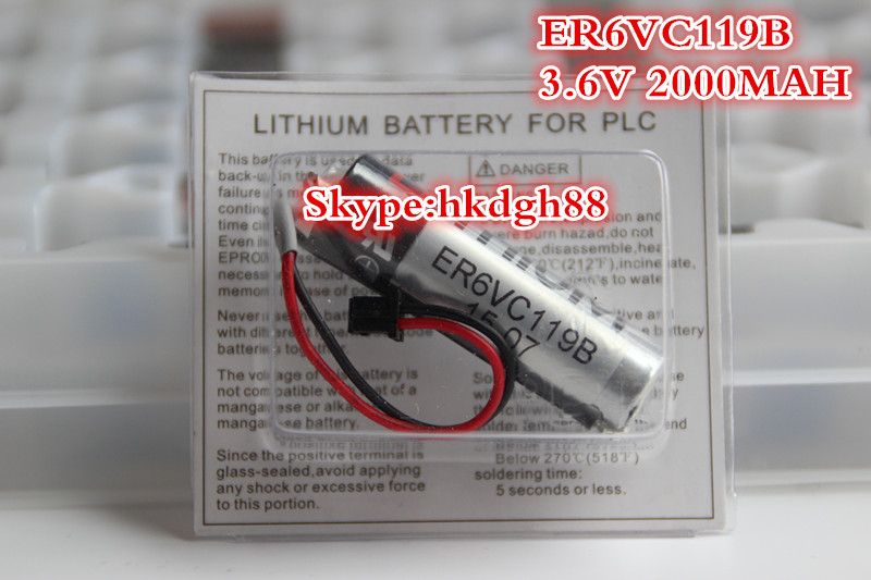 Er6v 3.6ボルトplcリチウム電池で10年ライフ-一次電池、乾電池問屋・仕入れ・卸・卸売り