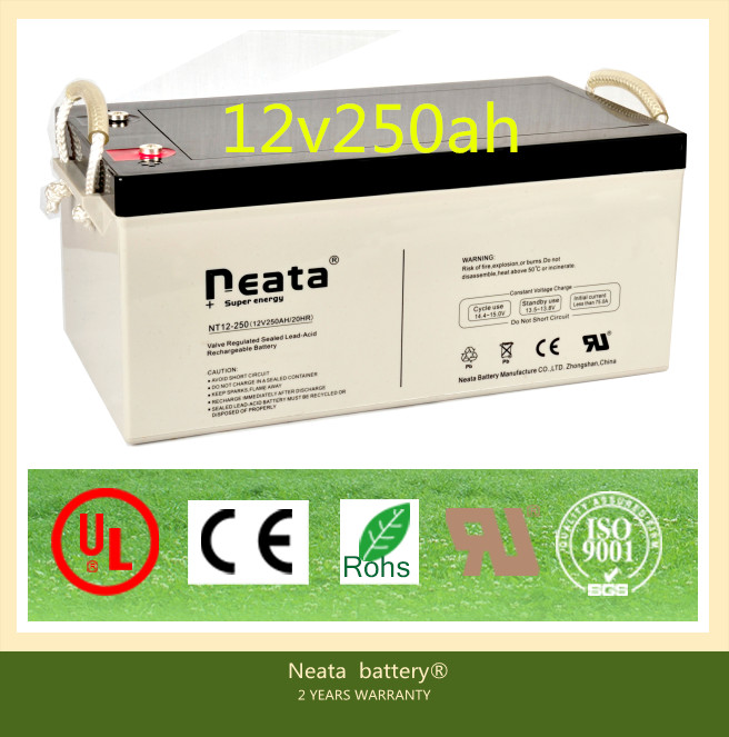 Neata最高ディープサイクル36vソーラーパネルゲルバッテリー12ボルト250ah用ソーラーシステム電源蓄電池-蓄電池問屋・仕入れ・卸・卸売り