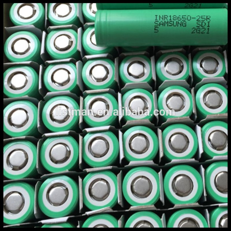 本物志向25rinrサムスン電池サムスンsdi1865025rinr18650-25r2500mahのバッテリー35a緑25r18650サムスン-二次電池問屋・仕入れ・卸・卸売り