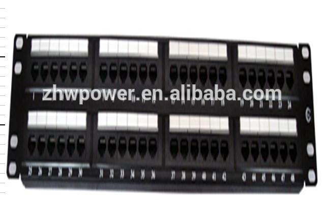 Utp cat5e 48ポートキーストーンジャックパッチパネルpcとabs材料-その他配線器具問屋・仕入れ・卸・卸売り