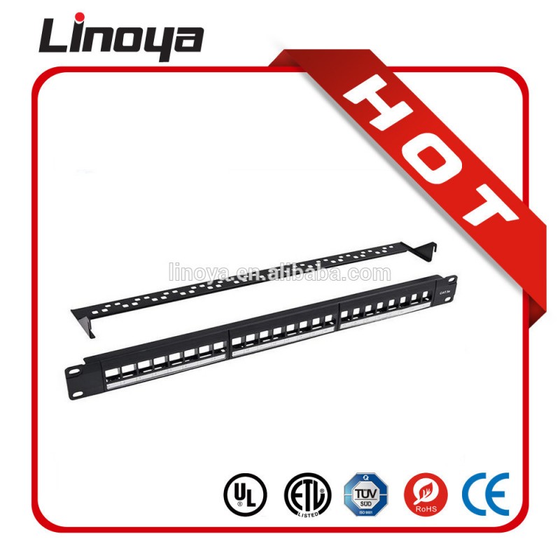 ベストプライスrj11 rj45カテゴリ5eパッチパネル19 '1u非シールド-その他配線器具問屋・仕入れ・卸・卸売り