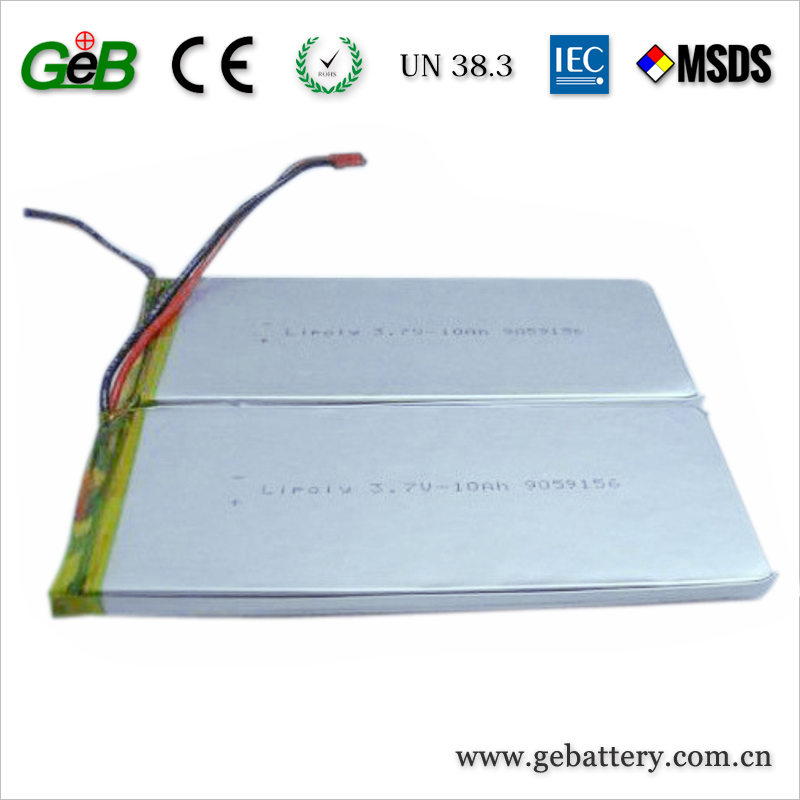 再充電可能なlipo GPS/minerランプ電池細胞3.7V 10000mAh-二次電池問屋・仕入れ・卸・卸売り