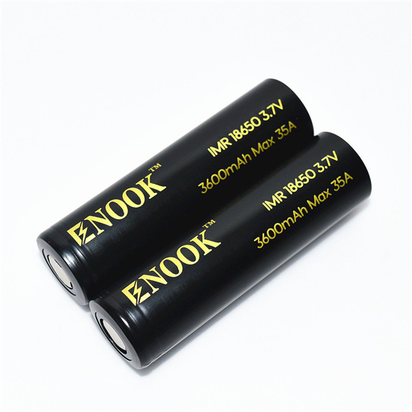 高ドレインenook 18650 3600 mah 35a 3.7ボルトバッテリーリチウムイオンrechargebleバッテリー用懐中電灯蒸気を吸うことモッズ電気ツール-二次電池問屋・仕入れ・卸・卸売り